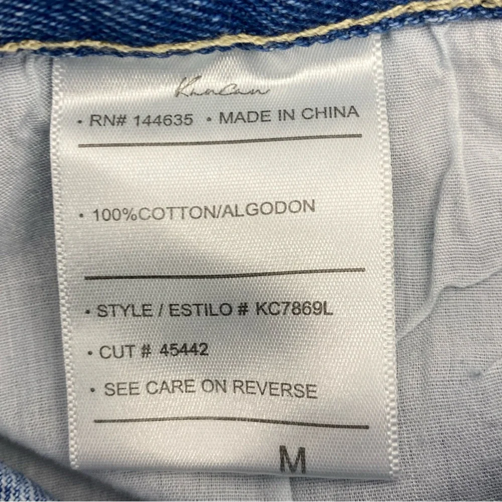 KanCan Color Block Denim MIDI Skirt Sz M - Picture 10 of 10